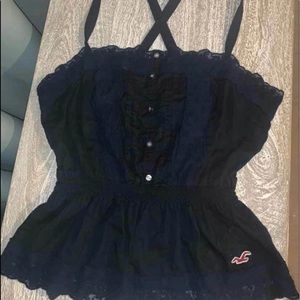Women’s Navy Blue Hollister Top